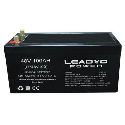 kopen 48V 100Ah LiFePO4 batterijpakket Lithiumbatterijen voor buitenschepen online vervaardiging