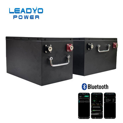 kopen AGV Navulbare de Karlifepo4 Batterij 525x234x220mm van het Auto Slimme 36V 100Ah Golf online vervaardiging