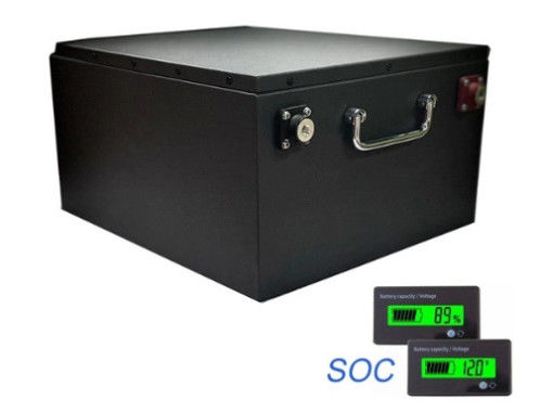 kopen De hoge Huidige Batterij van de het Golfkar Lifepo4 van 48V 200A Navulbaar met BMS online vervaardiging