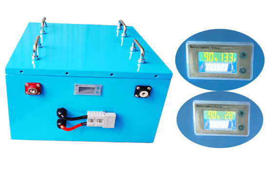 Navulbare Golfbatterijen Met fouten 48V 100Ah, Diep Cycluslithium Ion Batteries With LCD