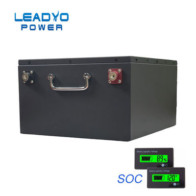 48V 100Ah LiFePO4 Golfkartenbatterijen 300A/10s Piekstroom Overstroombescherming