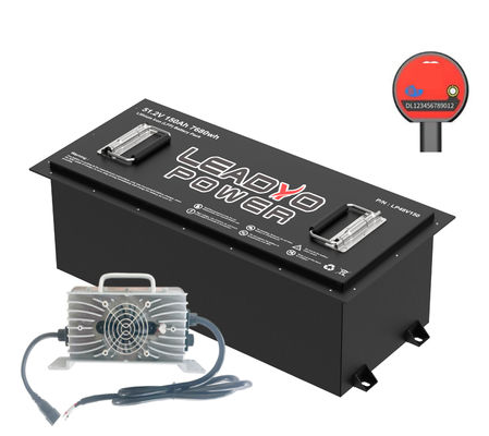 Lithium Golf Cart 48V 51.2V 150Ah LiFePO4 LFP accu met oplader