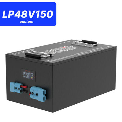 kopen 48V 150Ah 51.2V LiFePO4 Golfkar batterij, 250A BMS, 4000+ Cycles Lithiumbatterij, Max 12.8kW Power online vervaardiging
