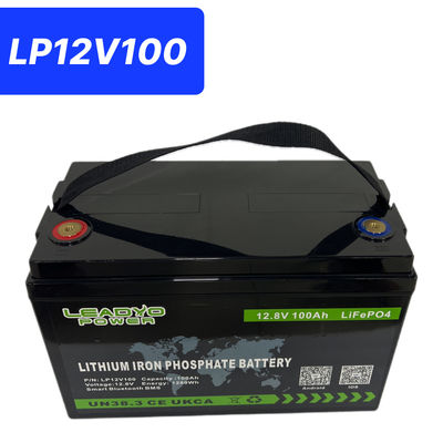 12V 100Ah 12,8V LiFePO4 Lithiumbattery met Bluetooth Groep 31 Grootte