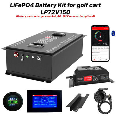 72V 150Ah 76.8V LiFePO4 Golf Cart Battery Conversion Kit 5 jaar garantie