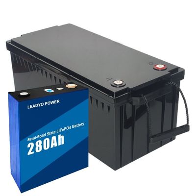 kopen 12V 280Ah Lifepo4 High-Safety Hybrid Semi-Solid State 12.8V 200Amp BMS Lifepo4 Batterijpakket online vervaardiging