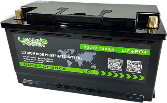 kopen Van het het lithiumijzer van Bluetooth LiFePO4 het Fosfaatbatterij 12V 100Ah met BMS online vervaardiging