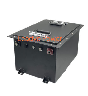 Hoge Huidige de Karbatterij 48V 100Ah 200A LiFePO4 van het Lithiumgolf met LCD Vertoning