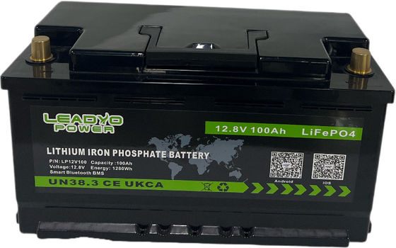 Goede prijs Off Road-het Lithium Ion Rechargeable Battery 100Ah 120Ah van de Kampeerautoaanhangwagen 12v online