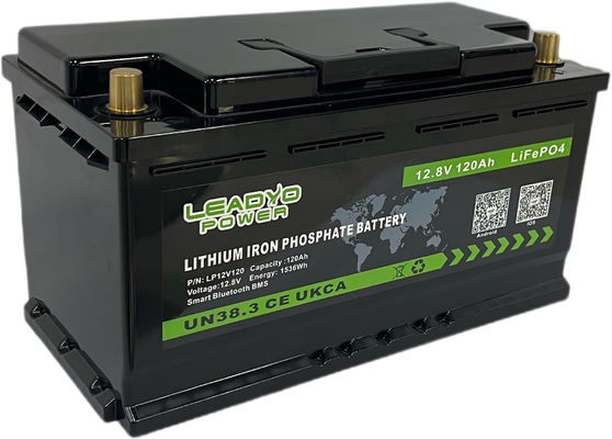 L5 Caravan Motorhome 12V Lithium Iron oplaadbare batterij 100Ah 120Ah Lifepo4 batterijen