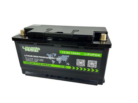 Twee doelen dienende Mariene Lithium ionenbatterij 12v 100Ah CCA1200 LiFePO4-Aanvang & Diepe Cycluslifepo4 Batterijen