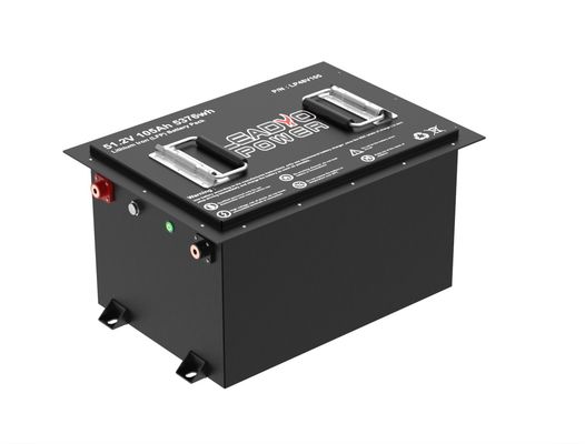 51.2V 105Ah Golfkarren LiFePO4 Batterij geïntegreerd BMS 48v Lifepo4 Golfkarren Batterij