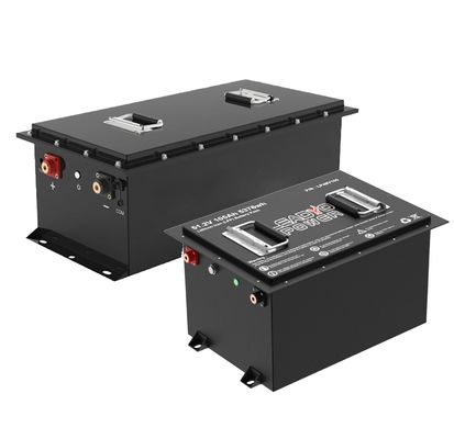 Goede prijs Smart CANBUS RS485 LiFePO4 Golf Cart 48V 51.2V 150Ah Lithium Iron LFP-batterijen met LCD-LED-display / oplader online
