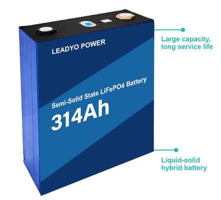 Goede prijs LiFePO4 Semi-Vaste Stof 3.2V 314Ah Lithium Prismatische Batterijcel online
