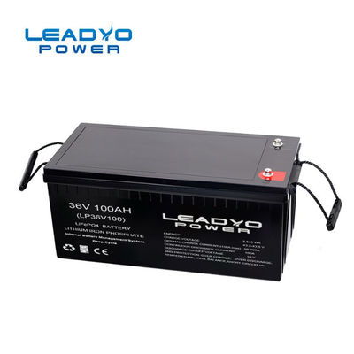 Het Lithium van LEADYO 36V het Met een sleeplijn vissen van het het Lithiumijzer van de Motorbatterij 100Ah het Fosfaatlfp Batterij